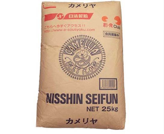 日清小麦粉【カメリヤ強力粉】25kg