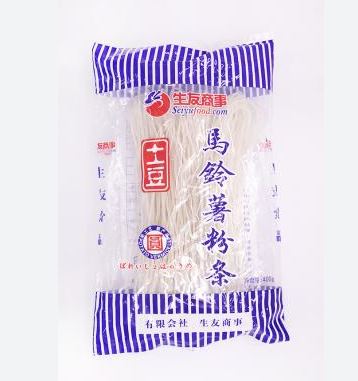 馬鈴薯粉条 寛5mm 400g