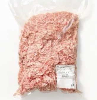 冷 豚挽肉 細6mm 1kg【1袋】
