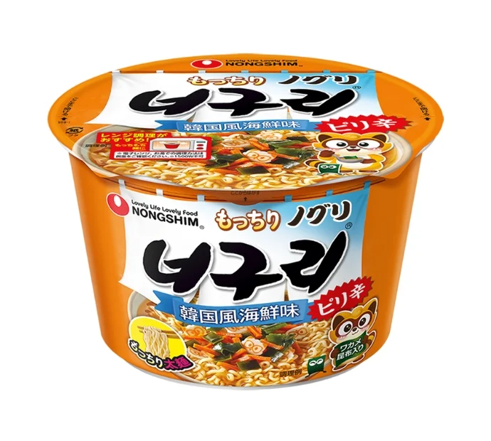 農心・ピリ辛モッチリノグリ(カップ)